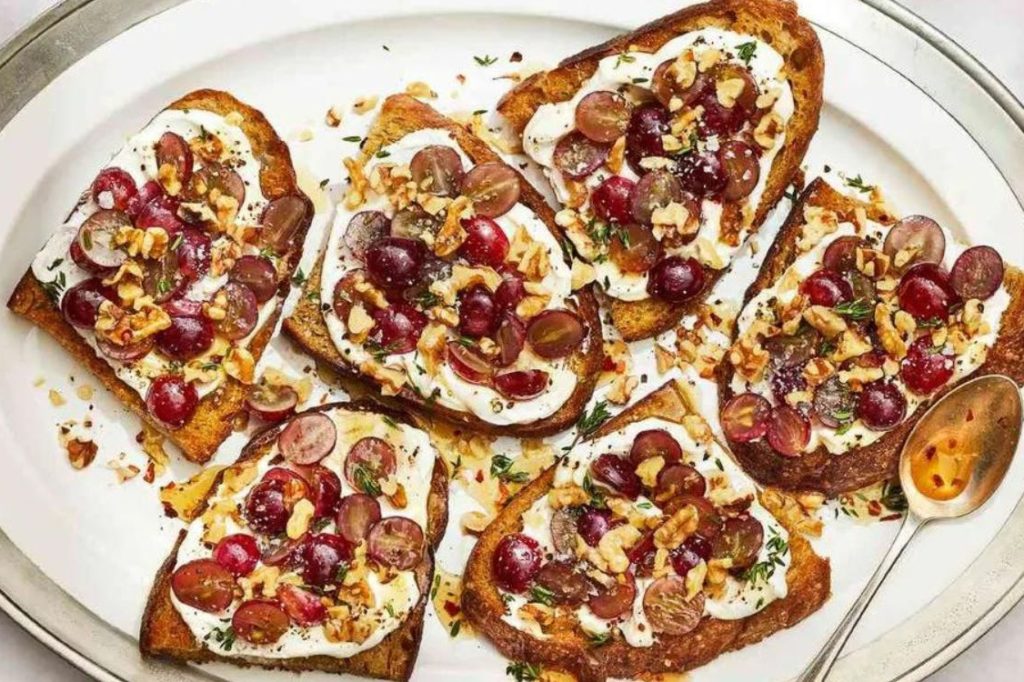 Roasted Grape Toast Is a Sweet and Savory Twist on Healthy Eating